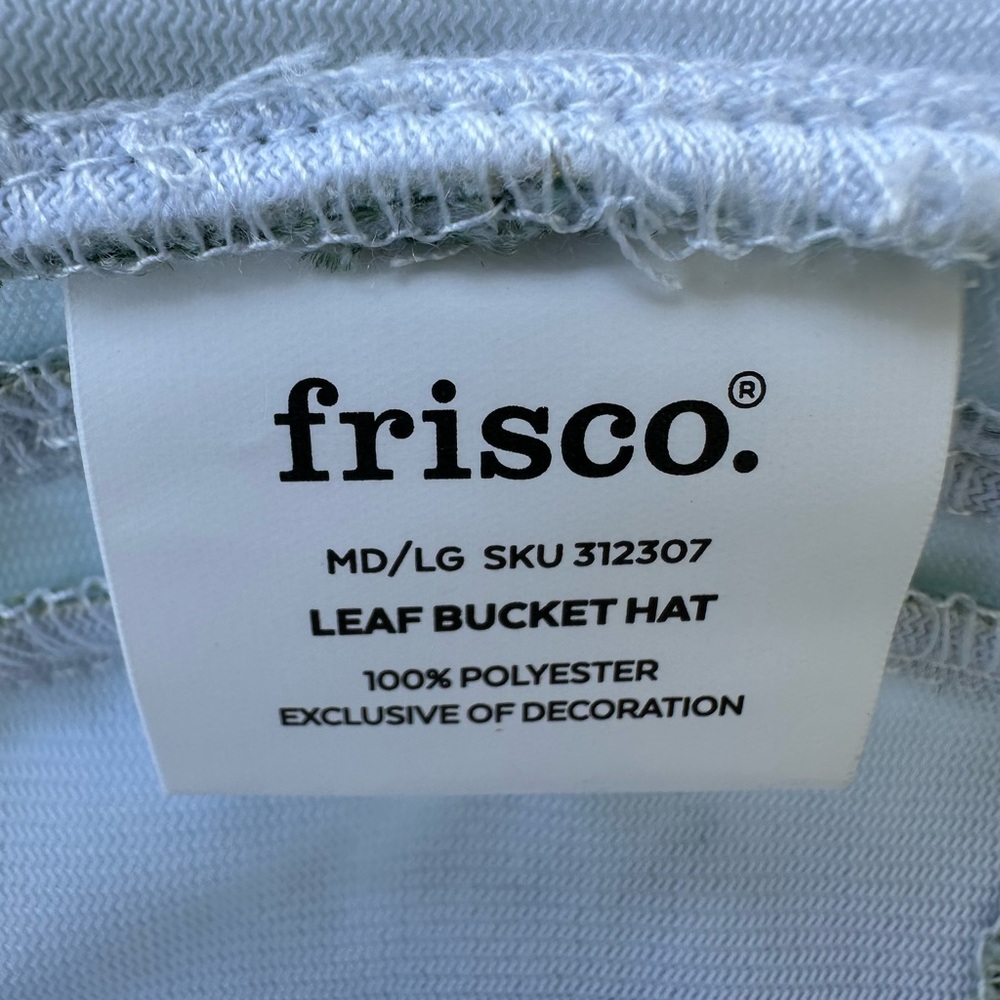 Fresco Dog & Cat Bucket Hat Palm Leaf Short Brimmed Medium/Large - Picture 11 of 11